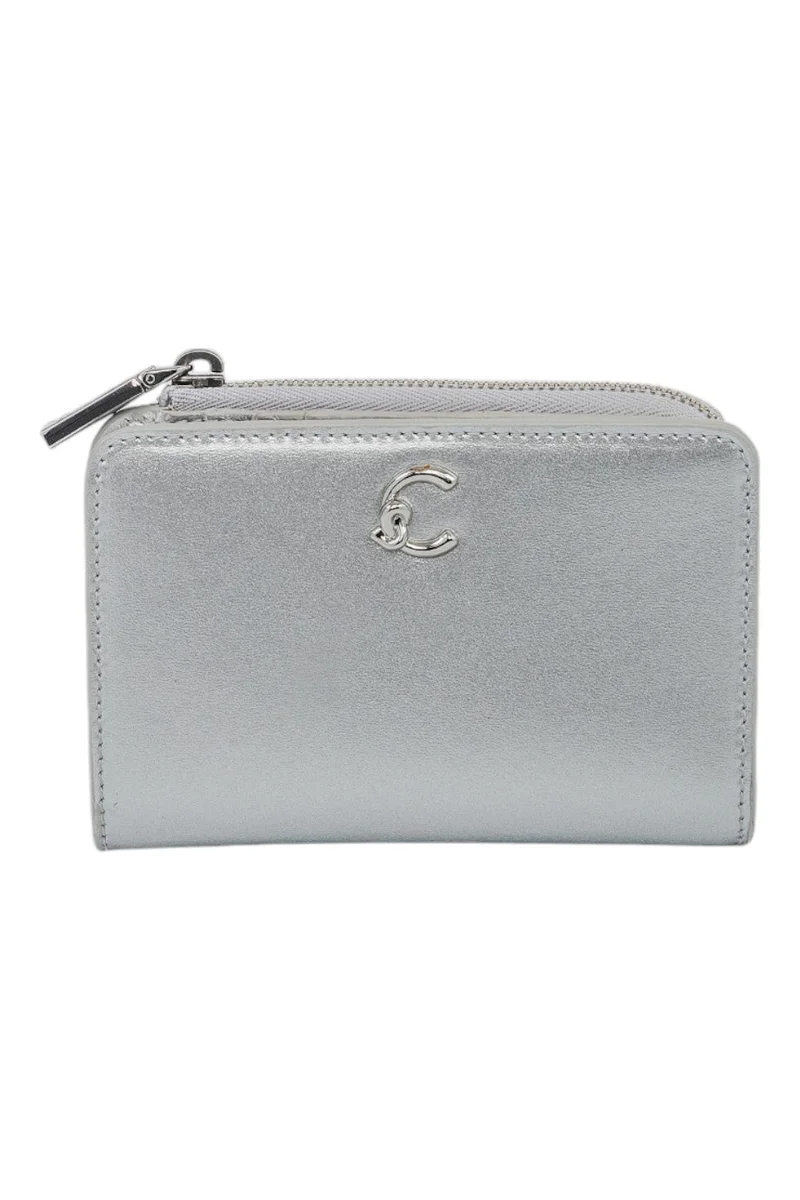 C-Me Compact Wallet-Silver